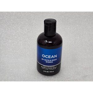 Ocean By Bath & Body Works Beard & Face Wash 4 Fl Oz With Aloe & Vitamin E